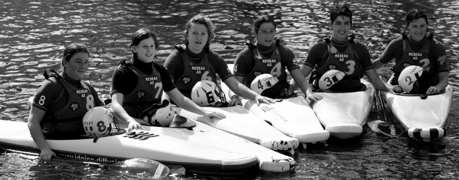Equipe kayak polo d'Acigné N1 Femmes - championnat de France 2005