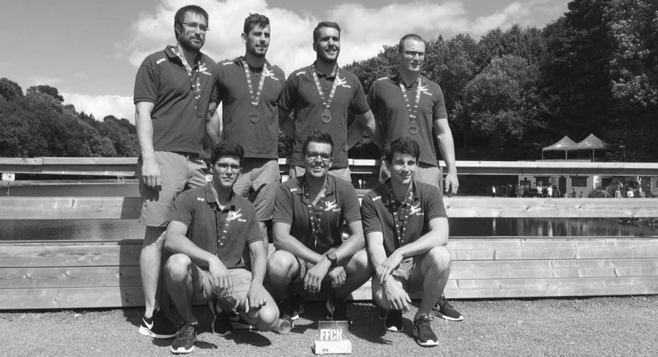 Equipe kayak polo d'Acigné N1 Hommes - 3�me du championnat de France 2017