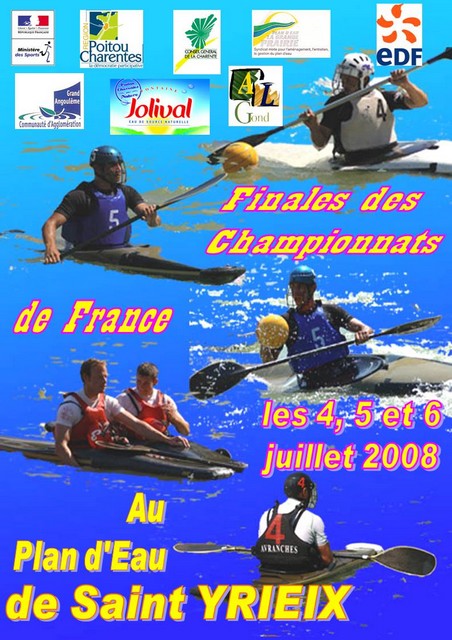 Final championnat de France de Kayak Polo 2008 à Saint Yrieix