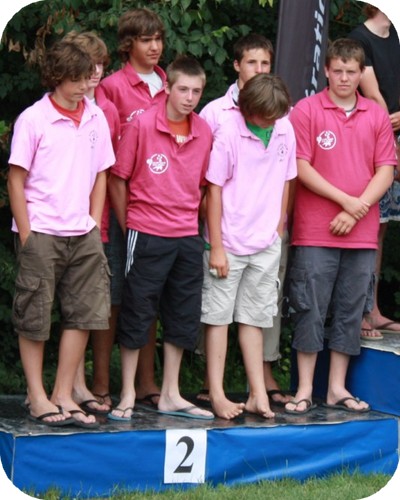 Vice-champions de France cadets 2010 en kayak polo