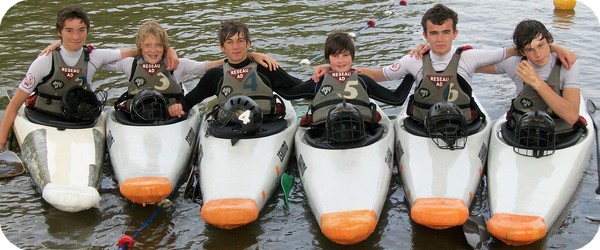 Equipe Kayak Polo Cadets  Acigné 2011