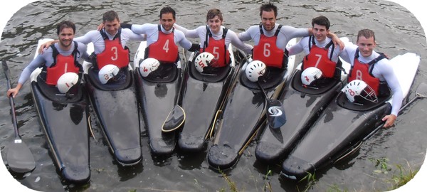 Equipe kayak polo d'Acigné N1 Hommes - Vice championne de France 2012