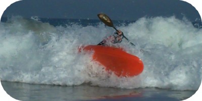 kayak surf à Saint Lunaire